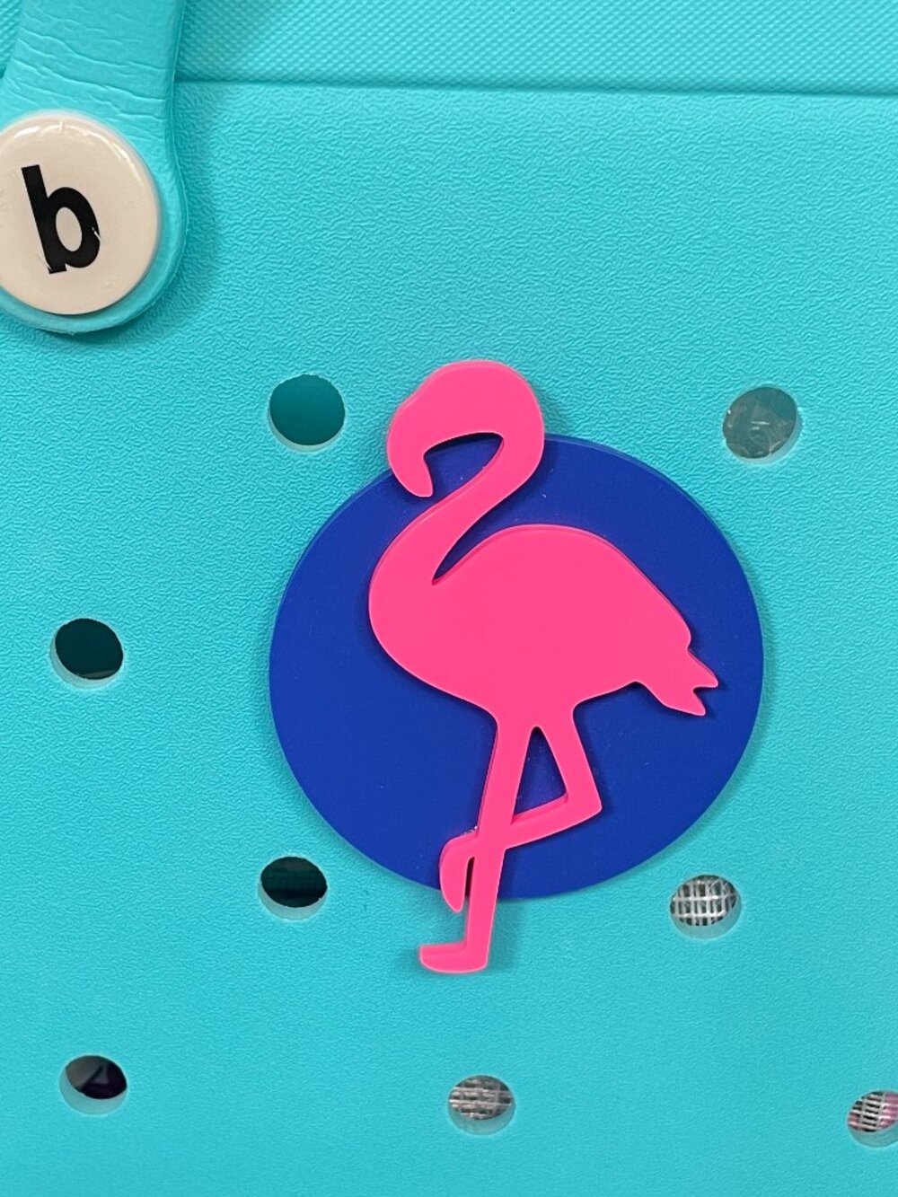 Flamingo Bogg Charm-Beachy Bogg Charm-New